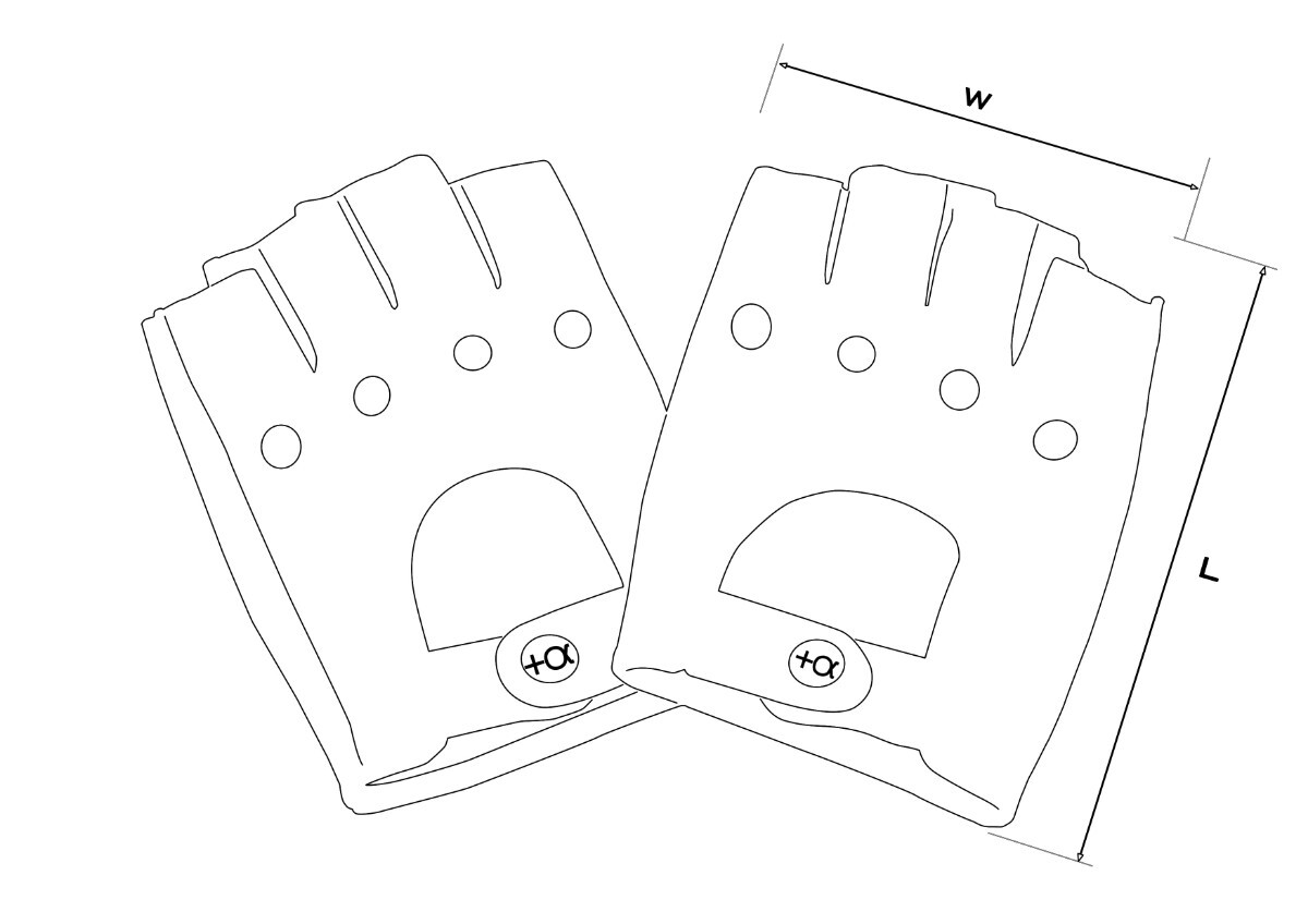 Plus Alpha Designs натуральная кожа перчатка для гонок ( Brown ) S размер 