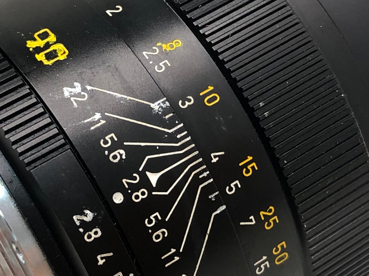 Leica Leitz ELMARIT-R 1:2.8/90 E55 ライカ レンズ ジャンク 中古【UW100194】●_画像7