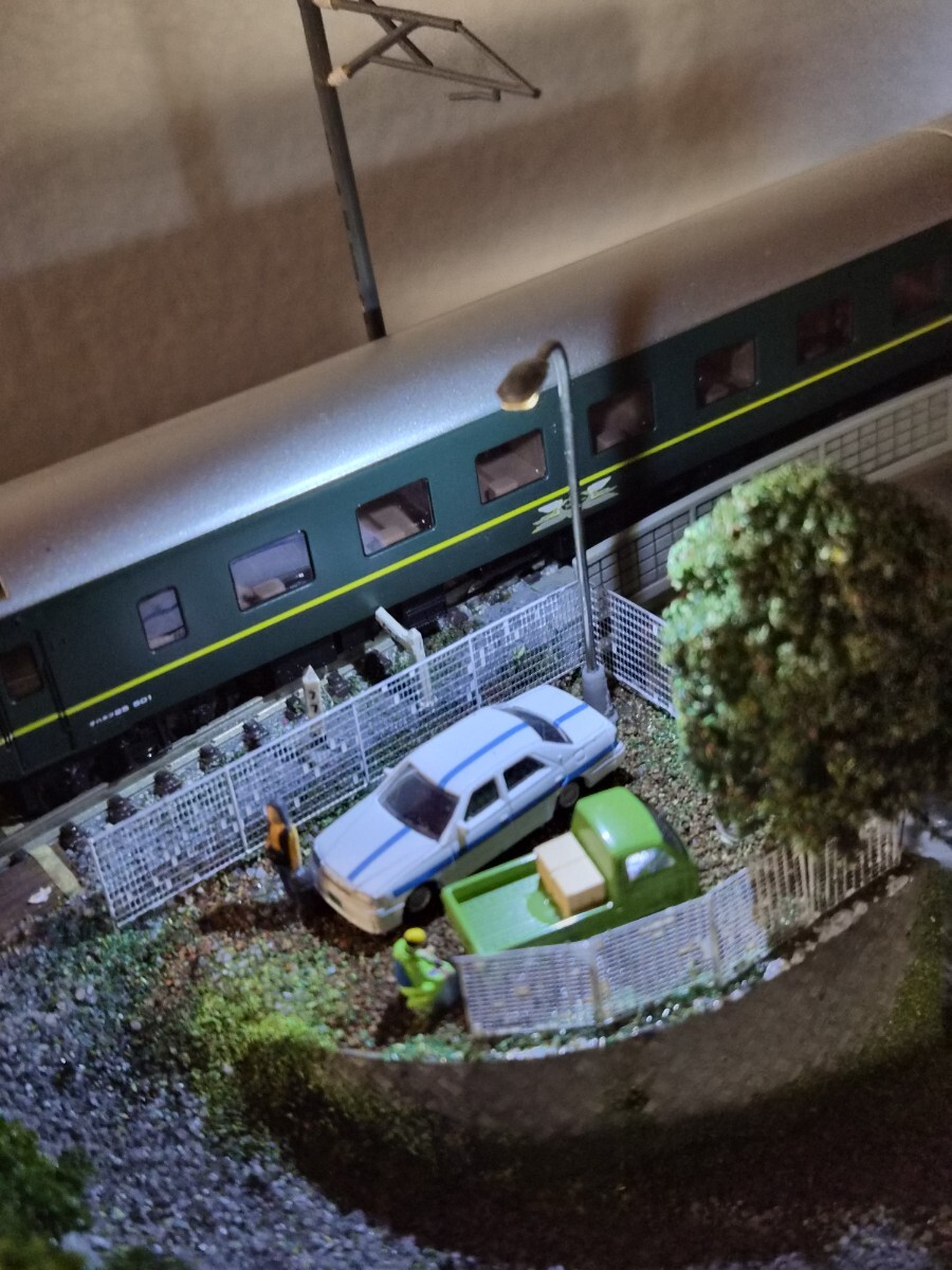 鉄道模型 ジオラマ 車両展示台_画像9