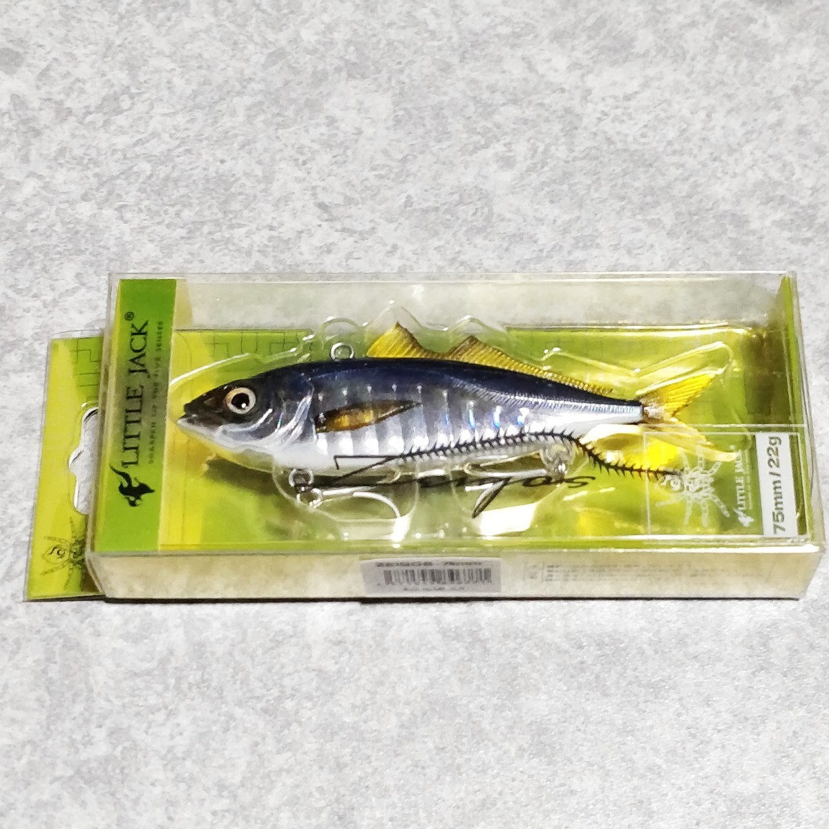 リトルジャック ゼイゴス 75 22g ZEIGOS 75mm LITTLE JACK リトルジャック ルアー リアル ジグ ジギング バイブ バイブレーション アジ _画像1