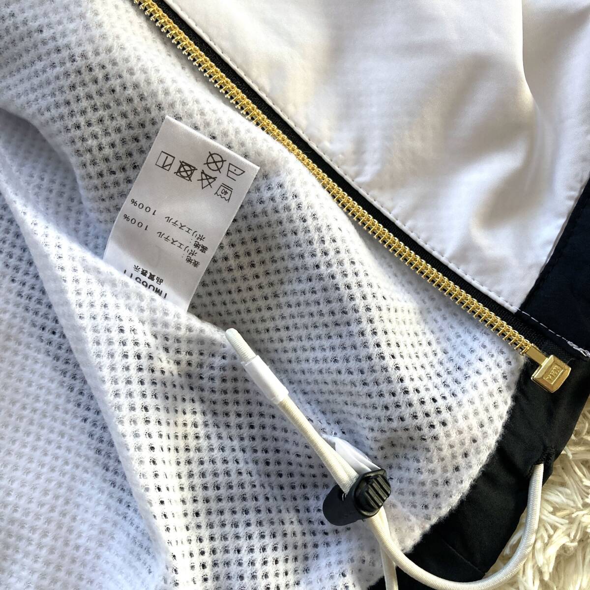 新品 未使用 Prince プリンス ウィンド ジャケット 白 黒 紫 ユニセックスS メンズ レディースM ウィンドブレーカー ジャンパー テニス_画像5