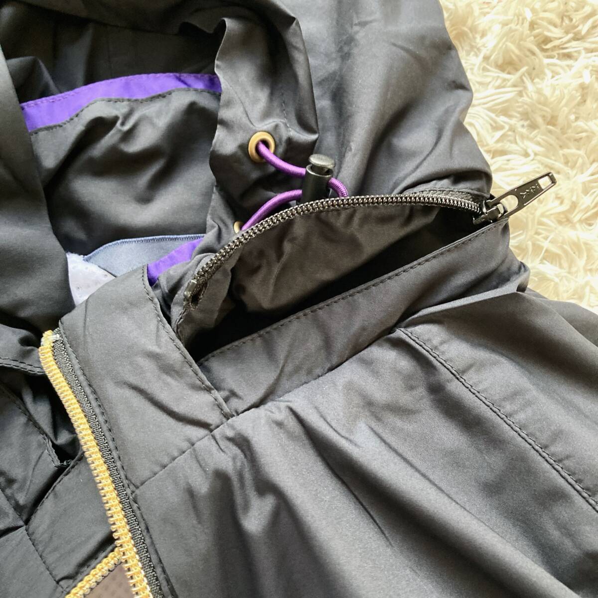 新品 未使用 Prince プリンス ウィンド ジャケット 白 黒 紫 ユニセックスS メンズ レディースM ウィンドブレーカー ジャンパー テニス_画像7