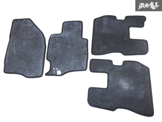 KARO カロ UA-DY3W デミオ 2003/11 ZJ-VE フロアマット フロアカーペット 4枚 オレンジ 棚2F3_画像7