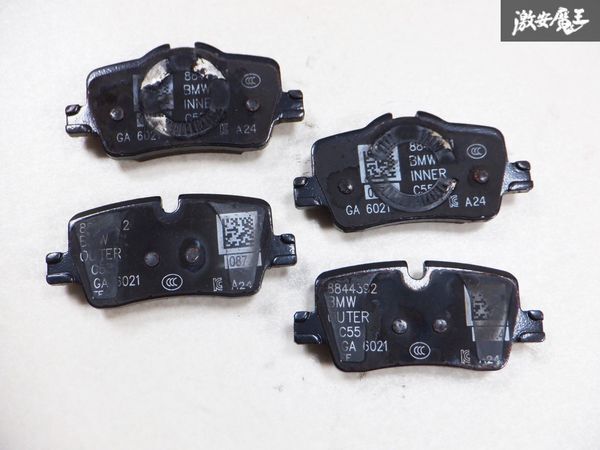 残量あり♪ BMW 純正 G20 G21 320i 318i 3シリーズ リア ブレーキ パッド 残量:約9.4mm 棚A2_画像6