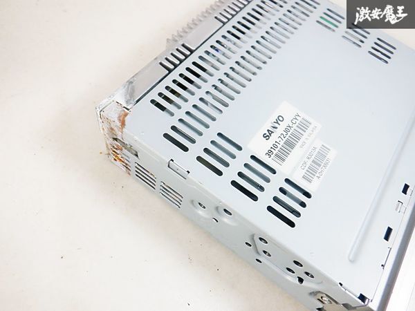 【動作OK 保証付】SUZUKI スズキ 純正 39101-72J0X-CYY CDF-R3013A１DIN オーディオ アルト エブリイ MRワゴン ワゴンR 単体 棚_画像5