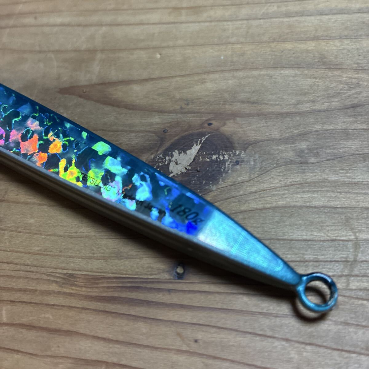 ネイチャーボーイズ　スイムライダー　180ｇ　ブルーシルバー　 ブルーホロ　スロージギング ヒラマサ 青物　ブリ　 キングスラッシャー_画像2