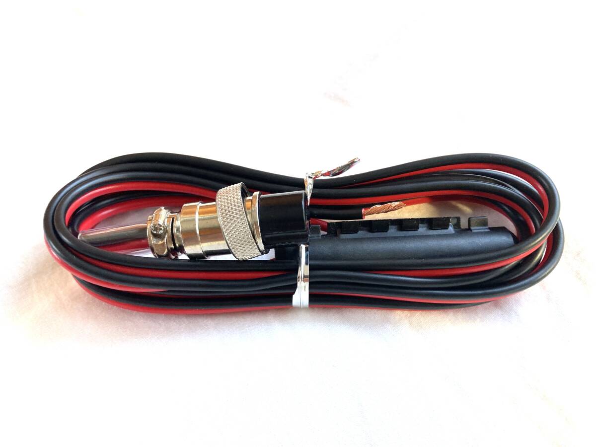 トリオTS-120V用DC電源ケーブル：1.25sq -１.５m長(zhǎng)（他の適応機(jī)種：TS130V,TR9030G,TR7900など）社外品