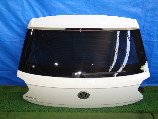 フォルクスワーゲン ポロ ABA-AWCHZ バックドア LC9A 白系 リアゲート 【管理番号 1072 RF7-601】中古【大型商品】25_画像1