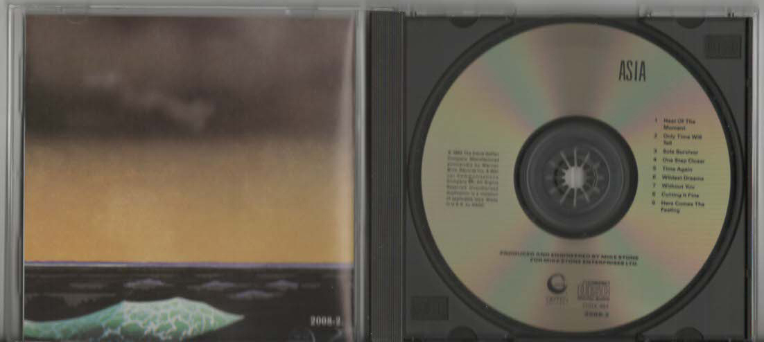 ★ASIA エイジア｜詠時感～時へのロマン～｜輸入盤｜HEAT OF THE MOMENT/ONLY TIME WILL TELL/SOLE SURVIVOR｜2008-2｜1982年_画像3