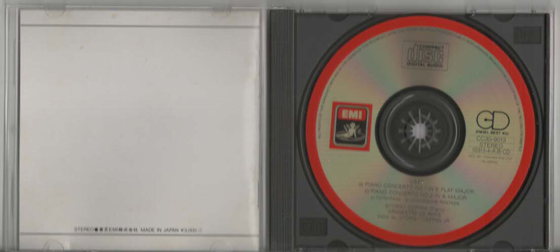 ★ジョルジ・シラフ(ピアノ)｜ANGEL BEST 100 リスト:ピアノ協奏曲第1＆2番｜ジョルジ・シフラJr指揮 パリ管弦楽団｜CC30-9013｜1987/03/04の画像3
