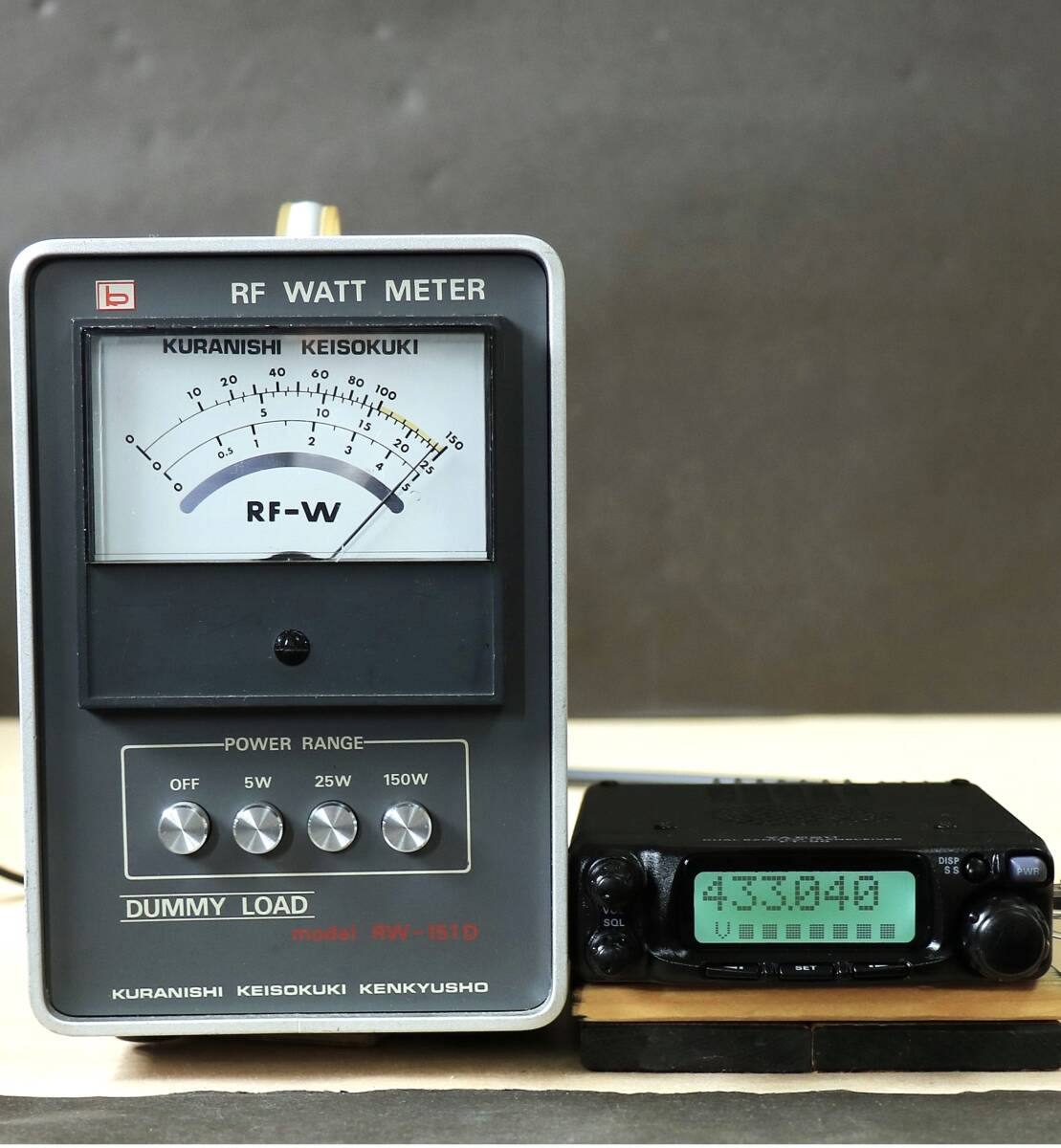 ※超コンパクト YAESU ヤエス FT-90 145/430MHz ２バンドモービル 20W機 ( FT-4800 FT-4900 TM-732 TM-733 IC-2350 )_画像7