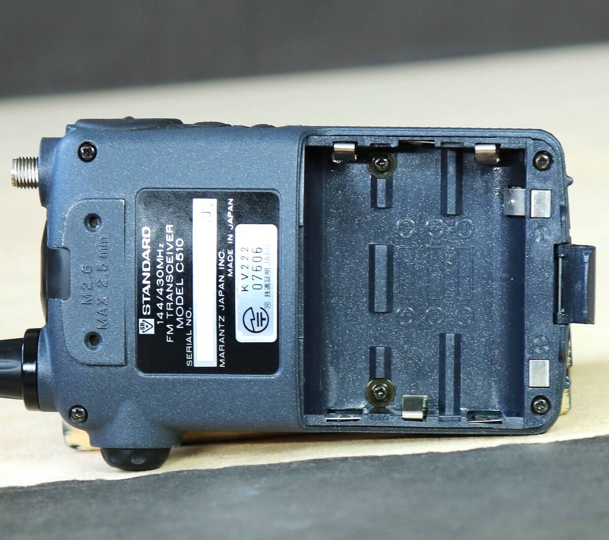 美品！STANDARD スタンダード C510 145/430/MHz トーンスケルチ内蔵、ダブルバンドハンディー ワイド受信対応（C501）_画像5