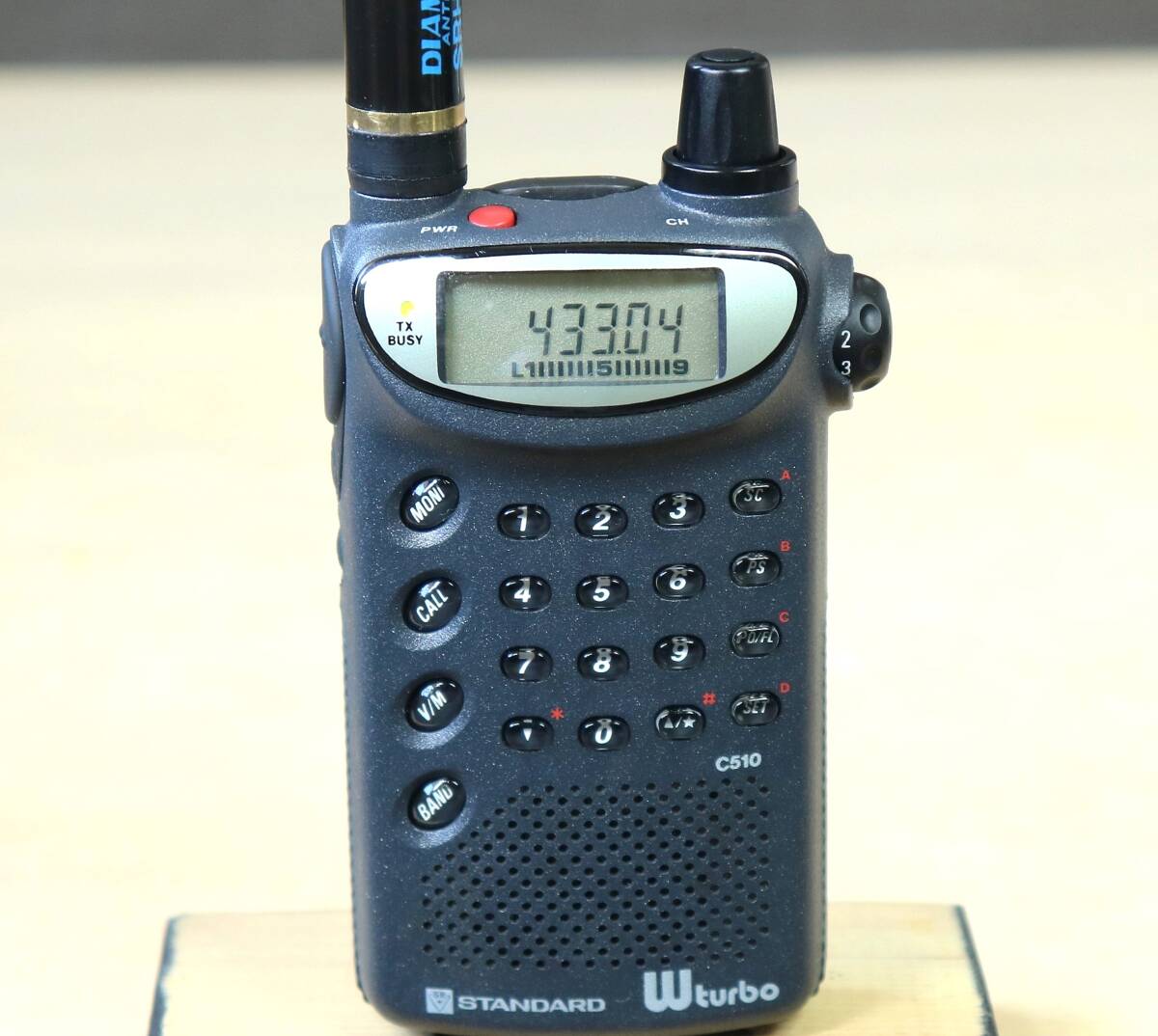 美品！STANDARD スタンダード C510 145/430/MHz トーンスケルチ内蔵、ダブルバンドハンディー ワイド受信対応（C501）_画像1
