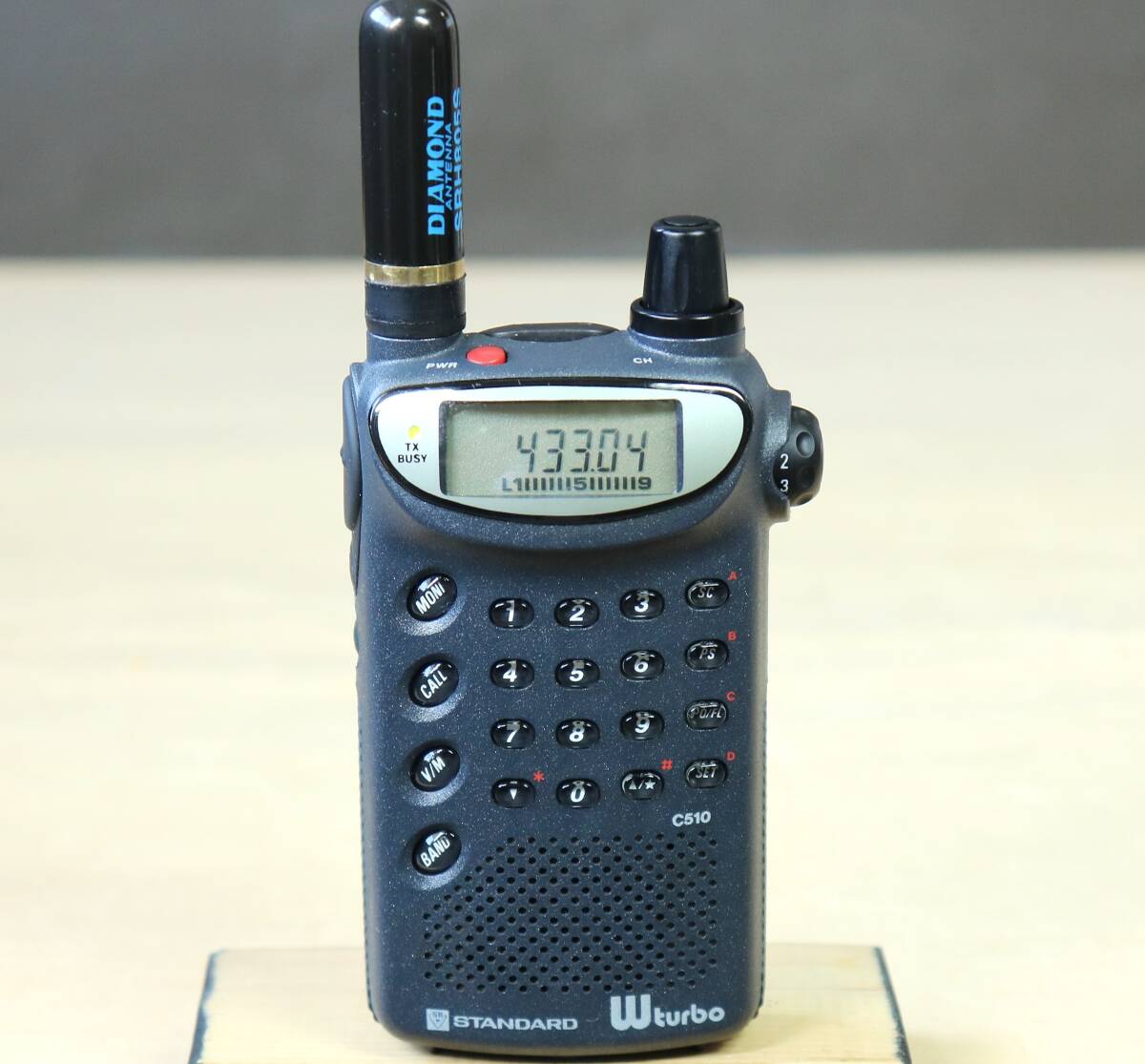 美品！STANDARD スタンダード C510 145/430/MHz トーンスケルチ内蔵、ダブルバンドハンディー ワイド受信対応（C501）_画像7