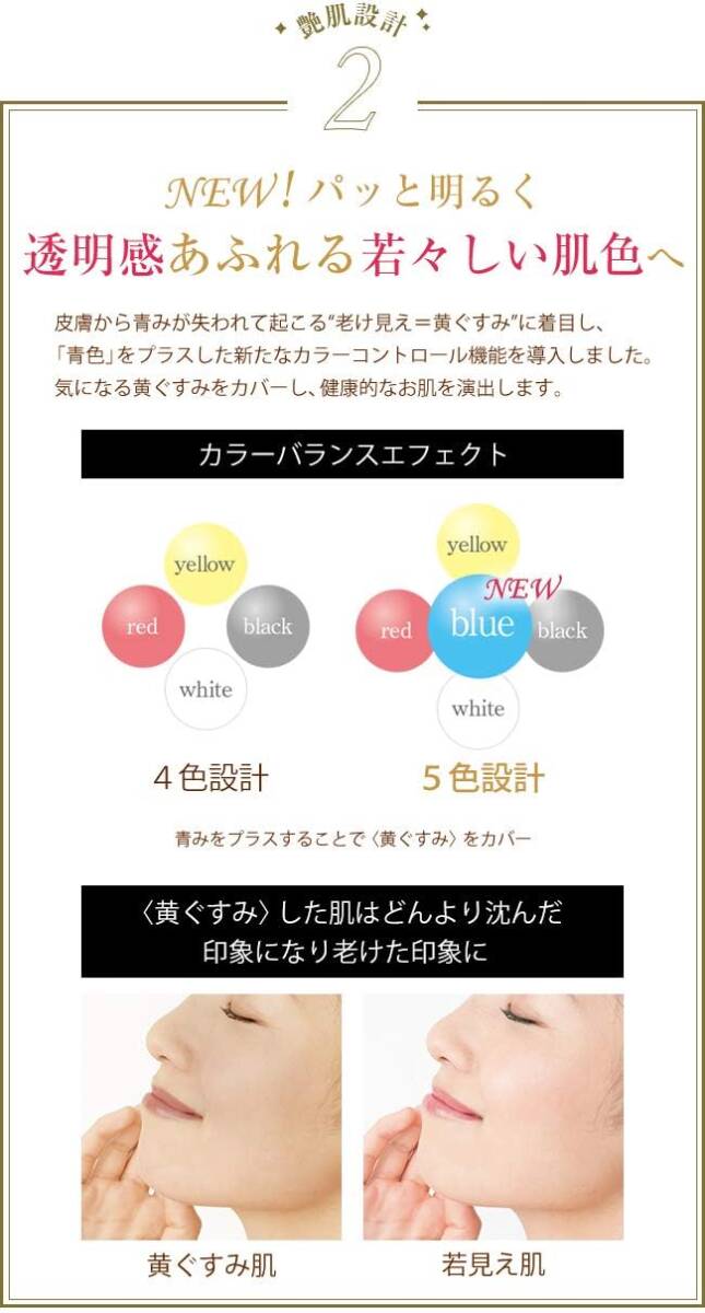 【新品・即決・送料込】 メイク艶 クッションコンパクト ライトベージュ レフィル パフ付 詰め替え 艶肌美人 ファンデーション_画像4