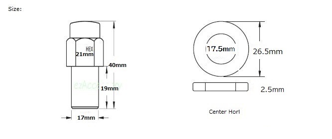 新品 サプリューム ナット ストレートナット ワッシャー 12-1.25 12X1.25 エンケイバハ ニッサン Y30 グロリア セドリック ジムニー 旧車 _画像7