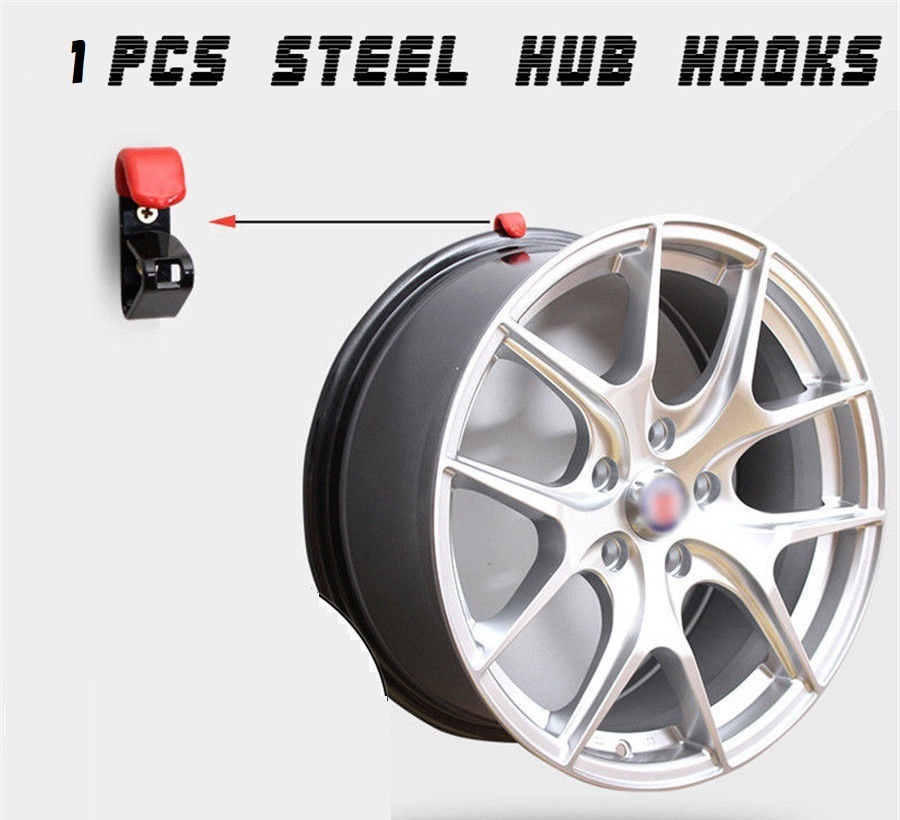 送料無料 新品 ホイール フック ホイールラック ホイール ディスプレイ カーショップ カスタムショップ 展示ホイール 1個 ガレージライフ _画像3