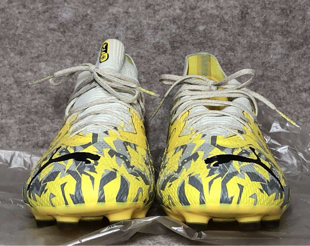  Puma PUMA футбол шиповки Future Ultimate HG/AG желтый серый белый 27.5cm