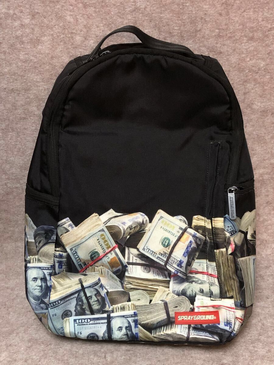 spray groumd スプレーグラウンド ドル札束 バックパック リュック ※タグ欠損_画像1
