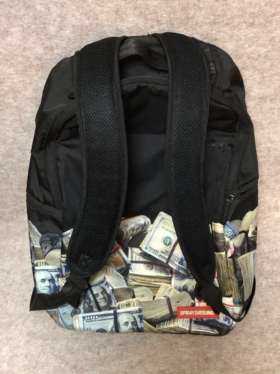 spray groumd スプレーグラウンド ドル札束 バックパック リュック ※タグ欠損_画像2