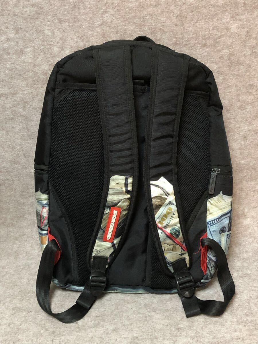 spray groumd スプレーグラウンド ドル札束 バックパック リュック ※タグ欠損_画像4