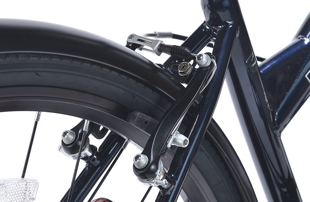 送料無料 折り畳み自転車 27インチ シマノ制6段変速 シティクロス サイクリング PL保険加入済 適応身長155cm以上 ダークグリーン 新品