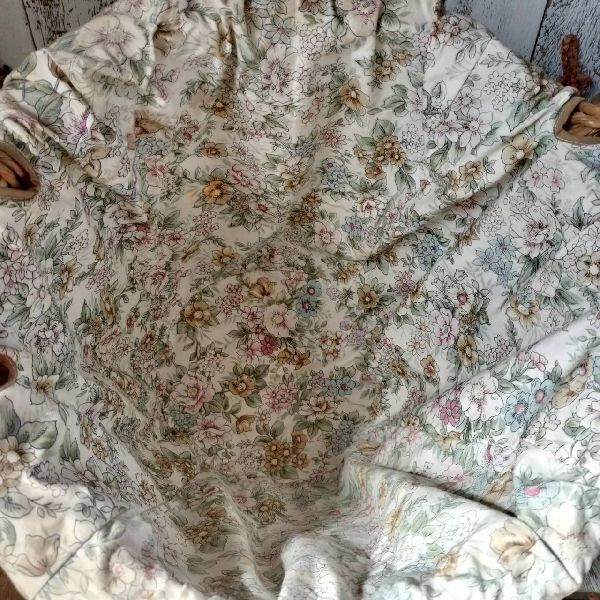 ヴィンテージ 大きな ウィロー ランドリーバスケット 脱衣かご カバー 柳 カゴ 収納 天然生活 ナチュラル ビンテージ アンティーク 古道具_画像3