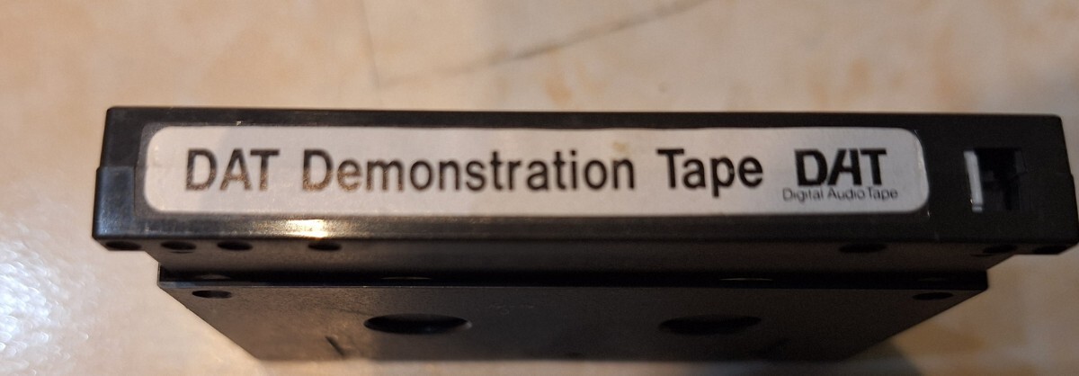SONY DAT DEMONSTRATION TAPE デモンストレーションテープ　カセットテープ　中古ジャンク DATテープ_画像3
