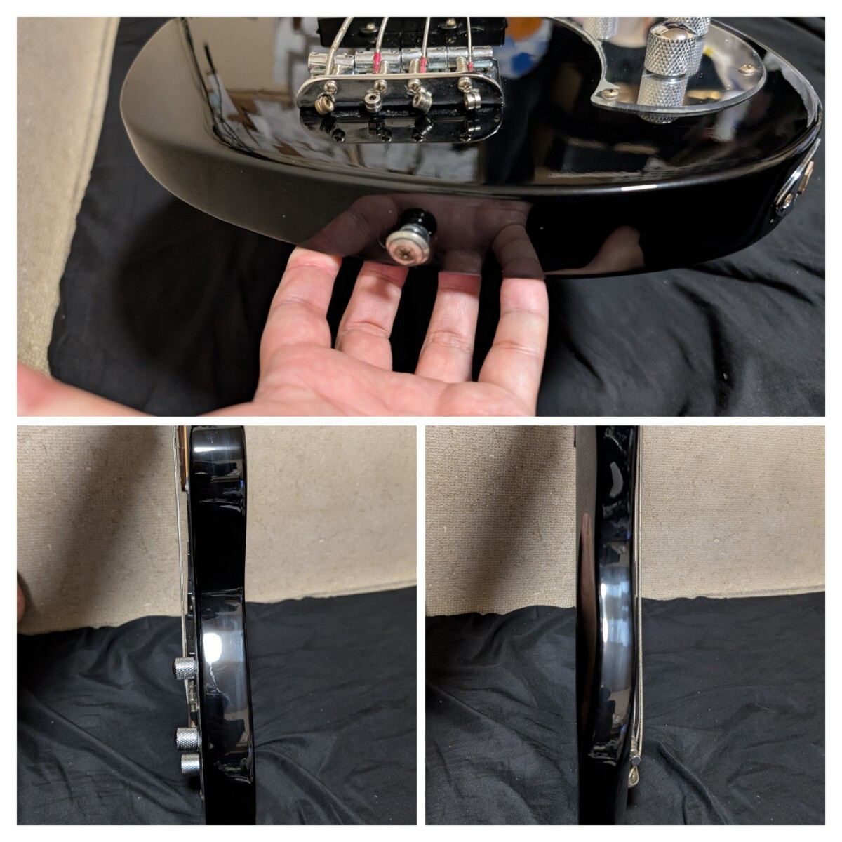 Grass Roots G-UT-46MS ミディアムスケール La'cryma Christi Acid black cherry Shuse 使用 検 ESP Edwards bass ball bear 関根史織_画像6