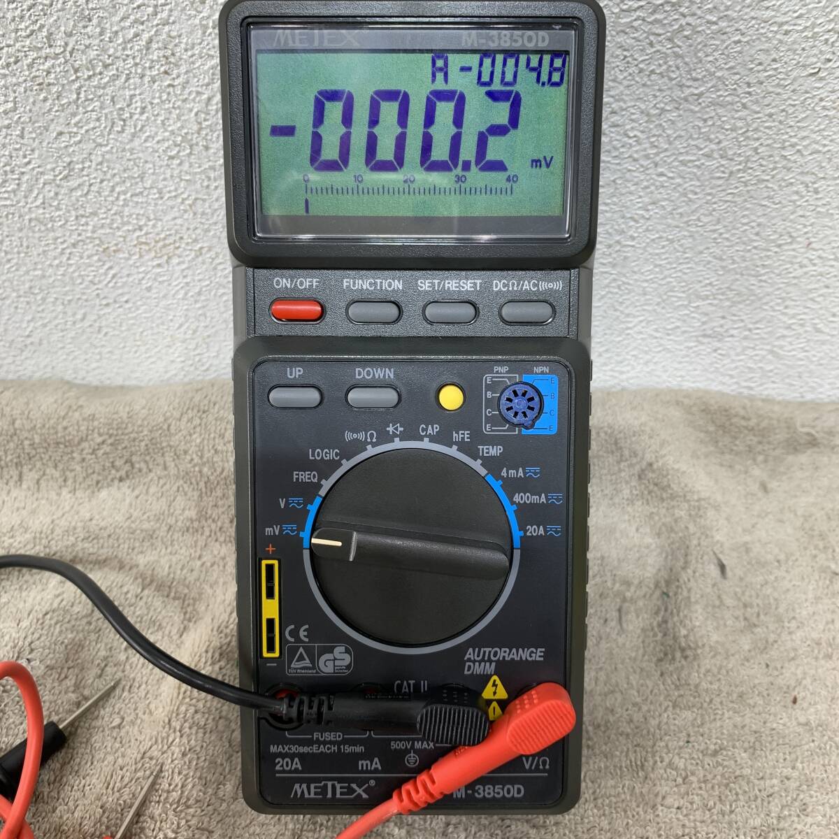 METEX M-3850D デジタルマルチメーター　XZ4043_画像3