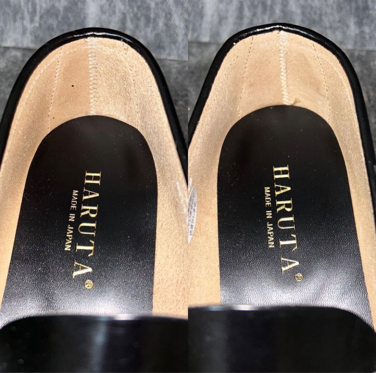 【未使用/大きいサイズ】¥9130 - HARUTA ハルタ #304 コインローファー ブラック　レディース　size26(ゆったり2E) ＊1A_画像3