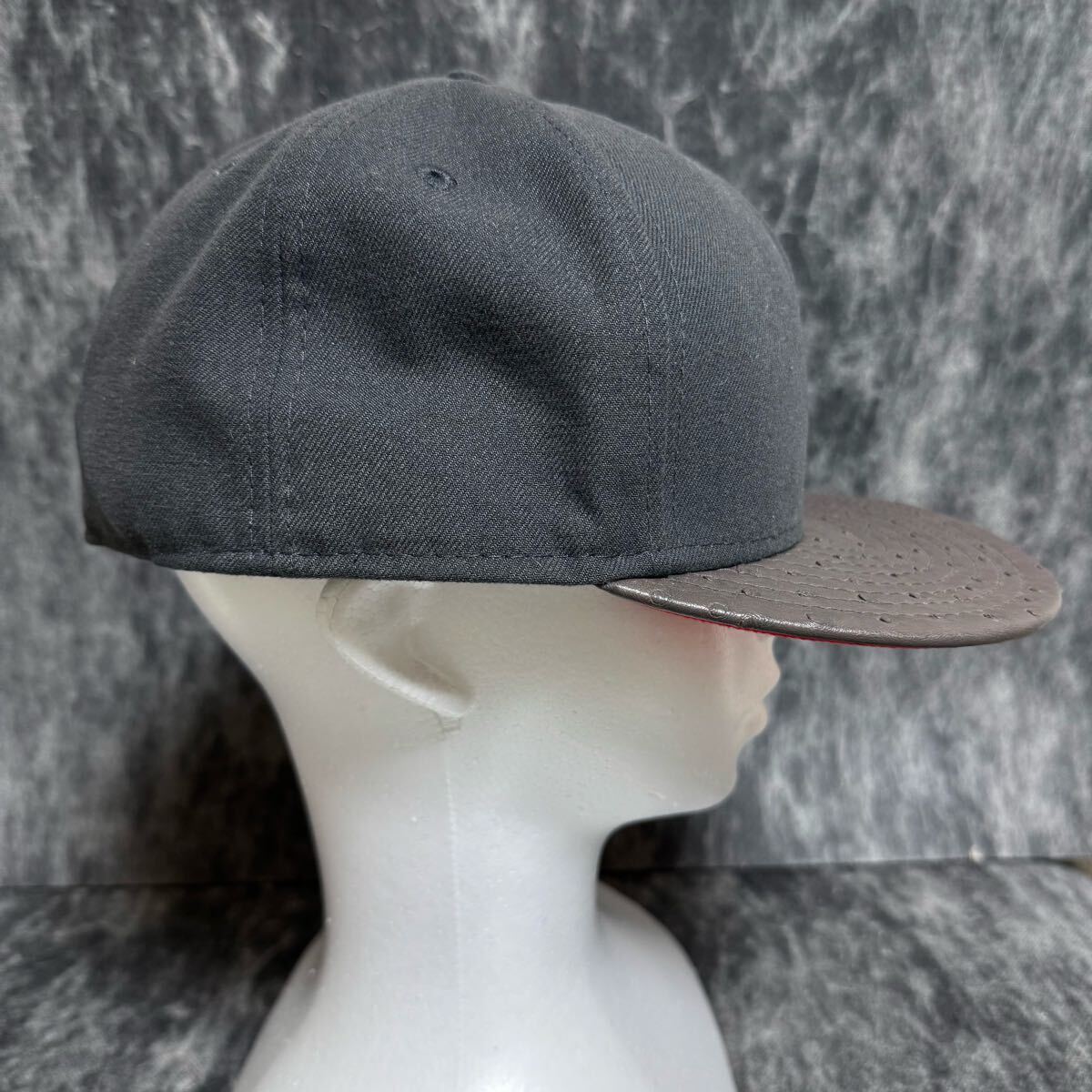 コラボ New Era ニューエラ Miami Heat マイアミ・ヒート 59FIFTY キャップ 帽子 グレー系 7 1/4 57.7cm ＊U_画像5