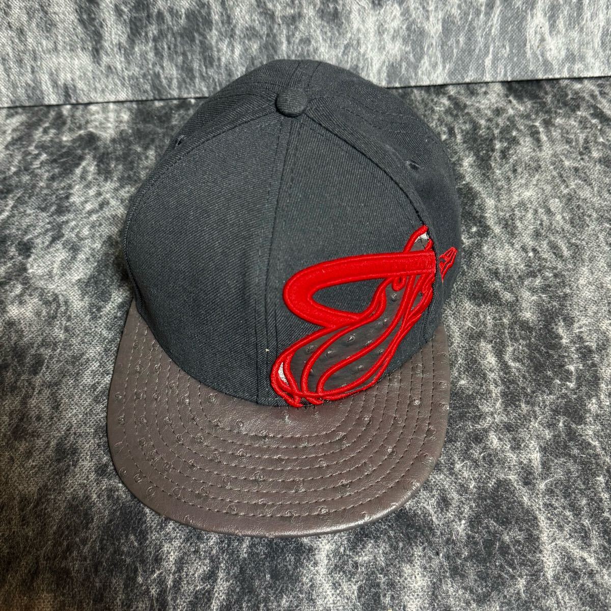 コラボ New Era ニューエラ Miami Heat マイアミ・ヒート 59FIFTY キャップ 帽子 グレー系 7 1/4 57.7cm ＊U_画像6