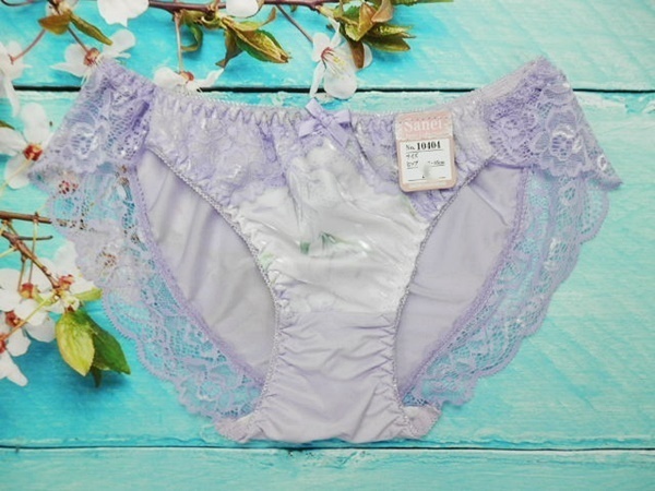 Zc8030◆新品 ブラショーツセット【C80/L】下着 ランジェリー 脇高 谷間メイク 美胸 オーガンジー 紫_画像4