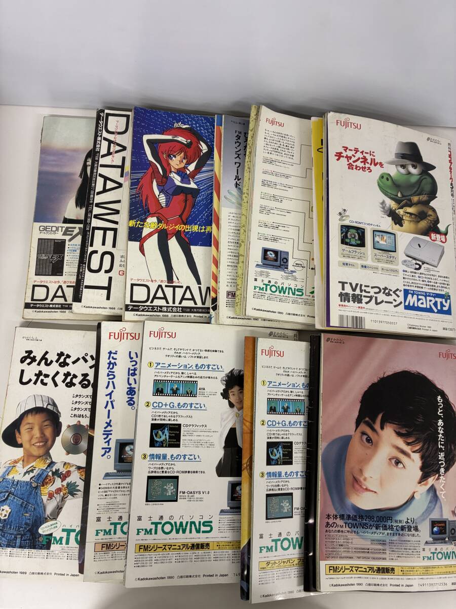 ⑨C40h* ежемесячный comp чай k не комплект 11 шт. комплект *1988 год ~1993 год выпуск минут игра RPG имитация игра книга@ старинная книга Kadokawa Shoten 