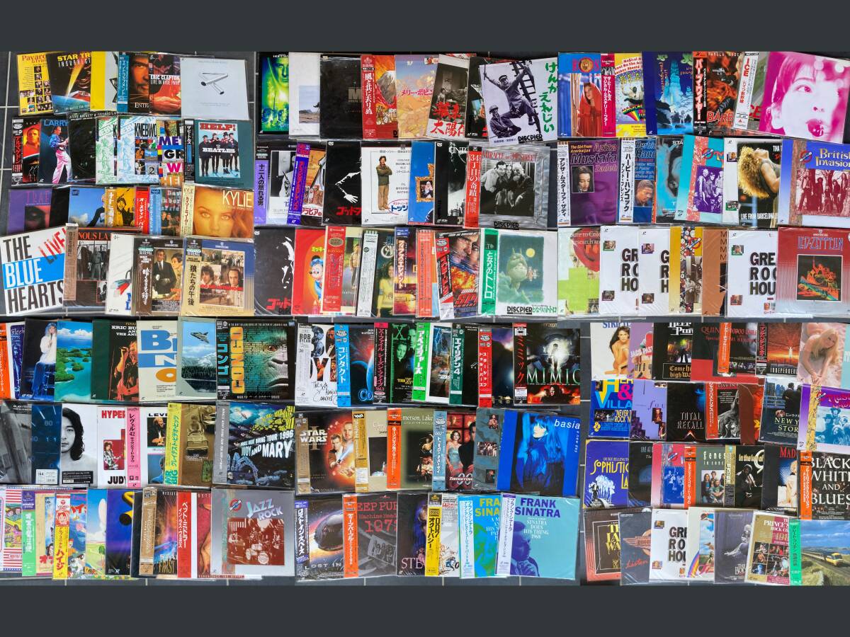 LD レーザーディスク ロック 映画 洋画 まとめて145枚セット LED ZEPPELIN / BLUE HEARTS / BOB DYLAN / BEATLES / DEEP PURPLE_画像1