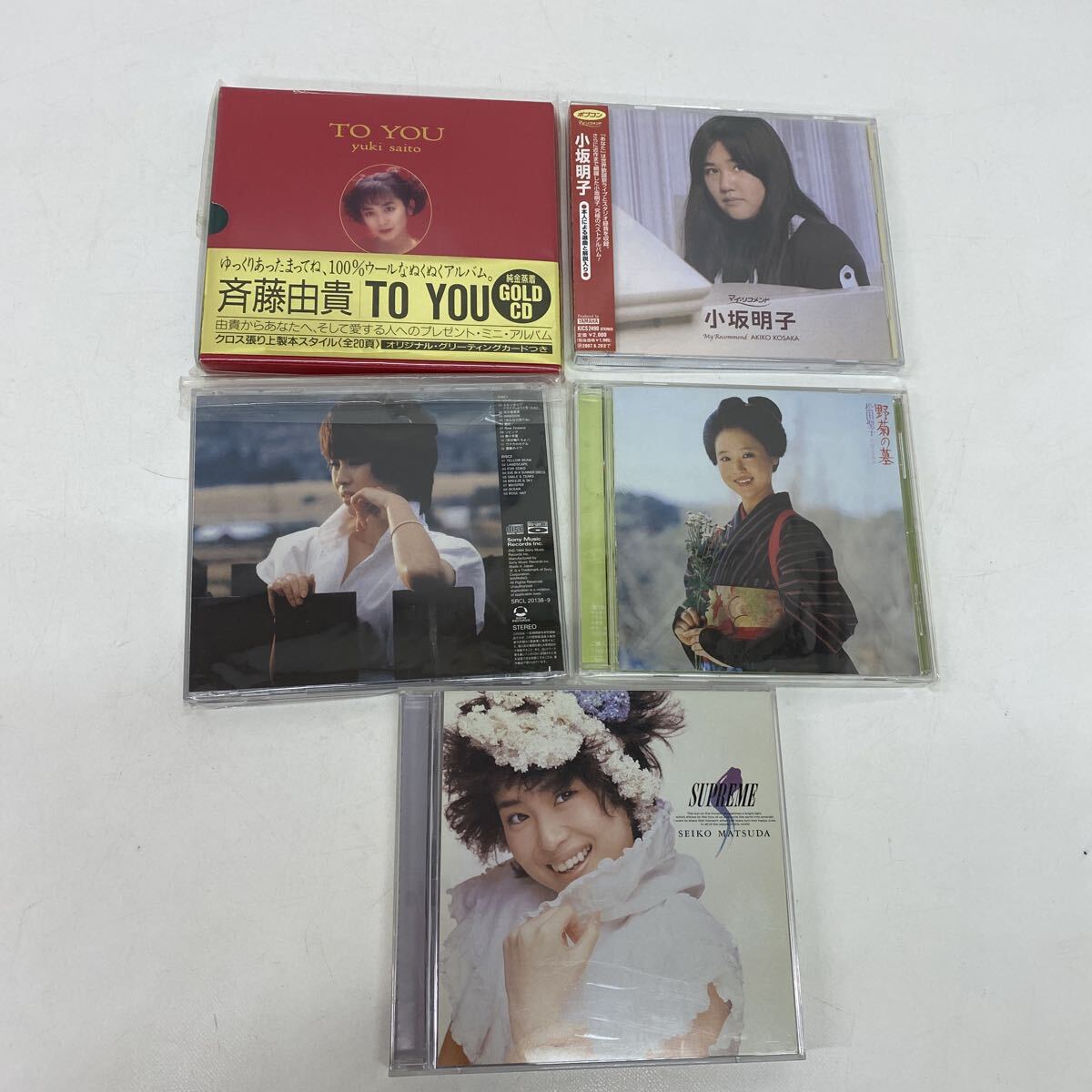 1049 中古 昭和アイドル CD&DVD 松田聖子 中森明菜 山口百恵 堀ちえみ 小坂明子 河合奈保子 岩崎宏美 斉藤由貴 薬師丸ひろ子_画像6