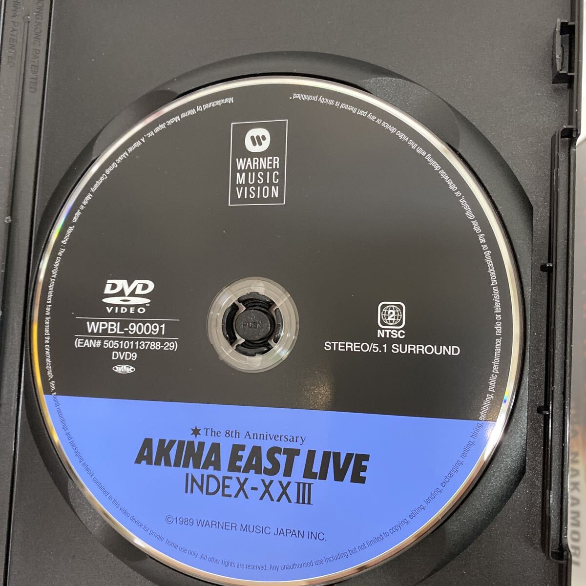 1055 美品中古 中森明菜 AKINA NAKAMORI 5.1audio remaster DVDコレクション 5DVDBOX ライブ映像 ツアー 現状品_画像6