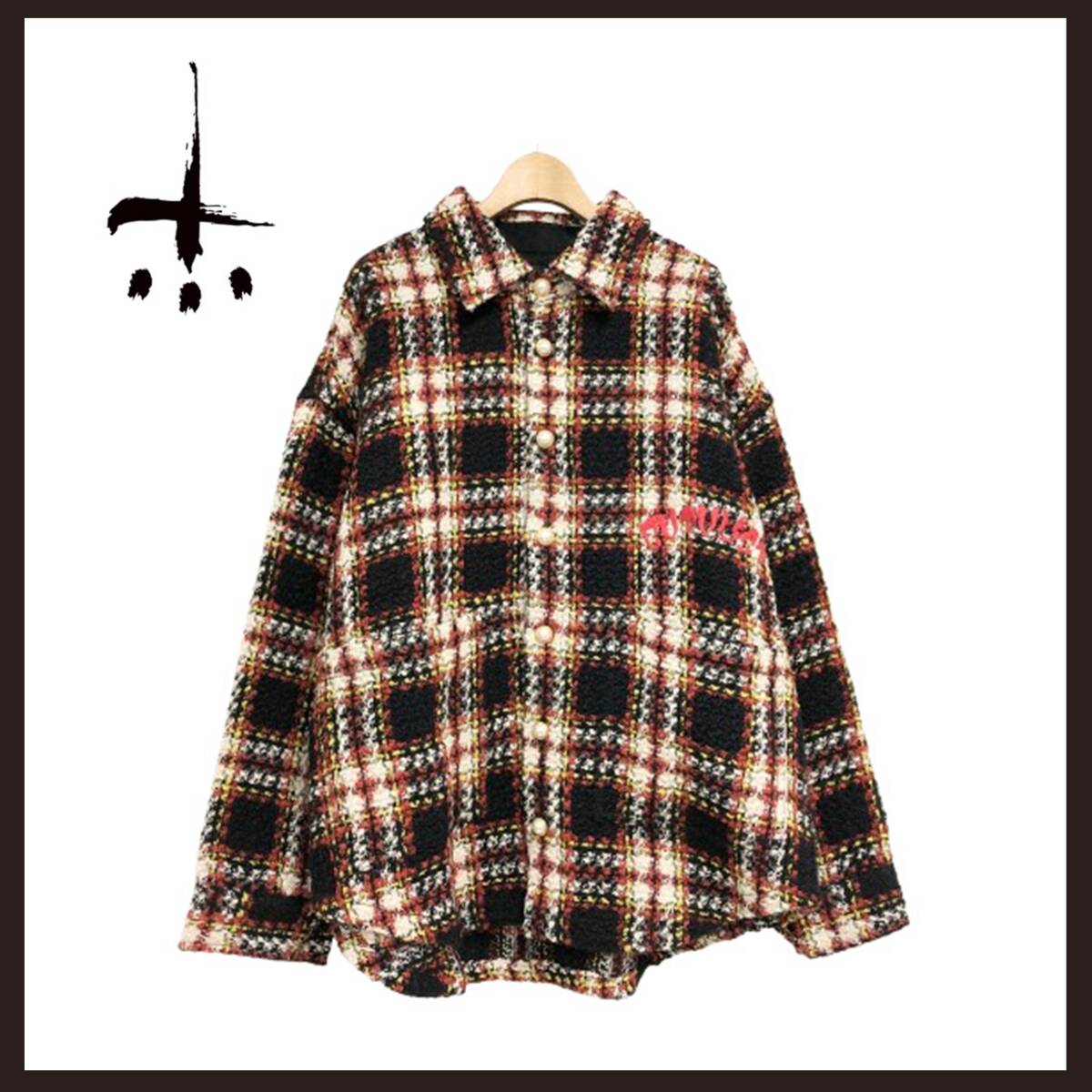 ●○新品未使用 CVTVLIST(カタリスト) ロイヤルフラッシュ別注 アウターシャツ 1 ブラック○●_画像1