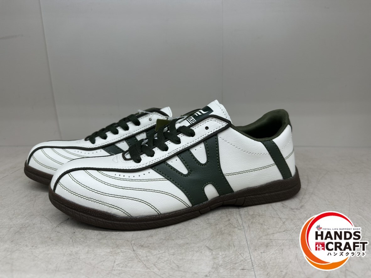 ♪【未使用】WINDEWOLVES WW−101 プロスニーカー 26.0cmEE ホワイトグリーン 【中古】_画像2