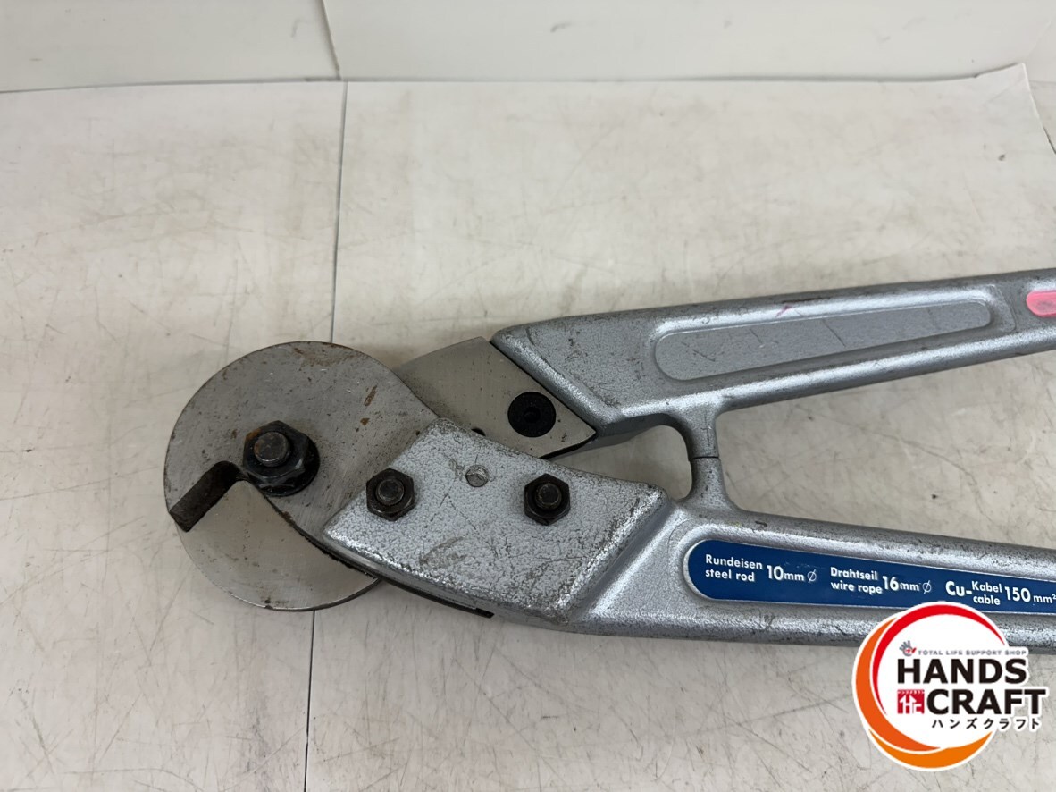 ♪ KNiPEX 9581-600 ケーブルカッタ【中古】_画像6