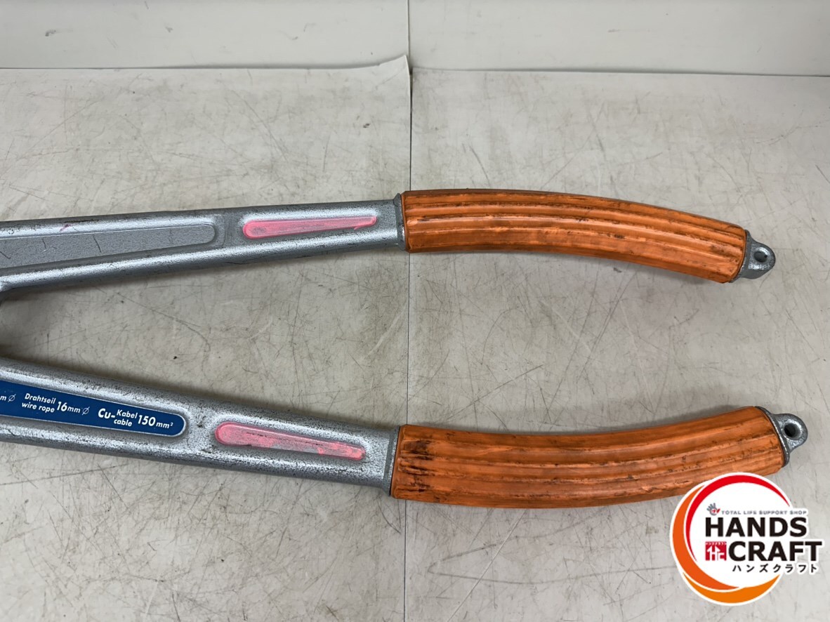 ♪ KNiPEX 9581-600 ケーブルカッタ【中古】_画像7