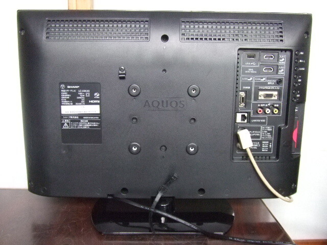 SHARP(シャープ) LED AQUOS LC-22K20 22V型 地デジ液晶テレビ 14年製 リモコン、カード付_画像2