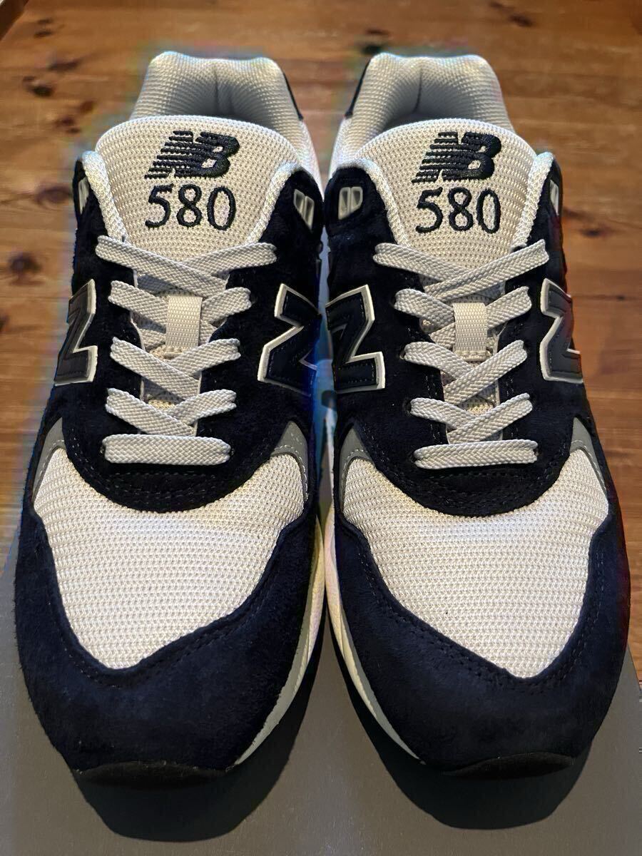 美品 27cm NEW BALANCE MT580 OG2 NAVY ニューバランス ネイビー US 9 990 991 992 993 996 998_画像2