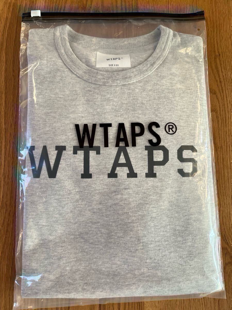 未使用 Sサイズ 25SS WTAPS ACADEMY LS CTPL ASH GRAY SMALL ダブルタップス ロングスリーブ Tシャツ アッシュ グレー_画像4