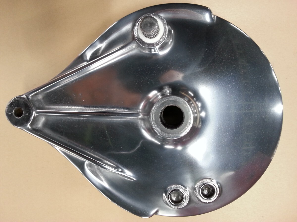 Z1 Z2 SS 初期型 純正 ブレーキパネル 当時物 バフ掛け済み 程度良好_画像3