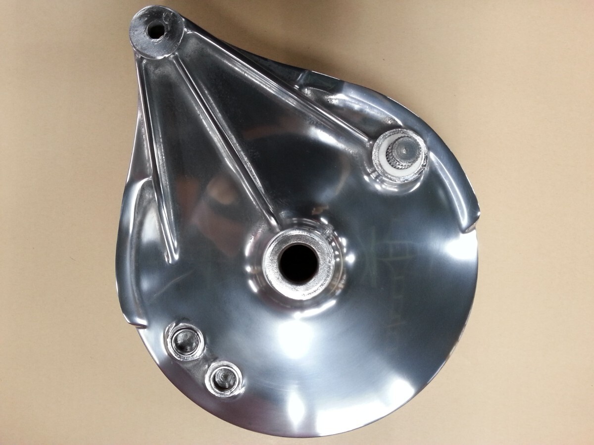 Z1 Z2 SS 初期型 純正 ブレーキパネル 当時物 バフ掛け済み 程度良好_画像4