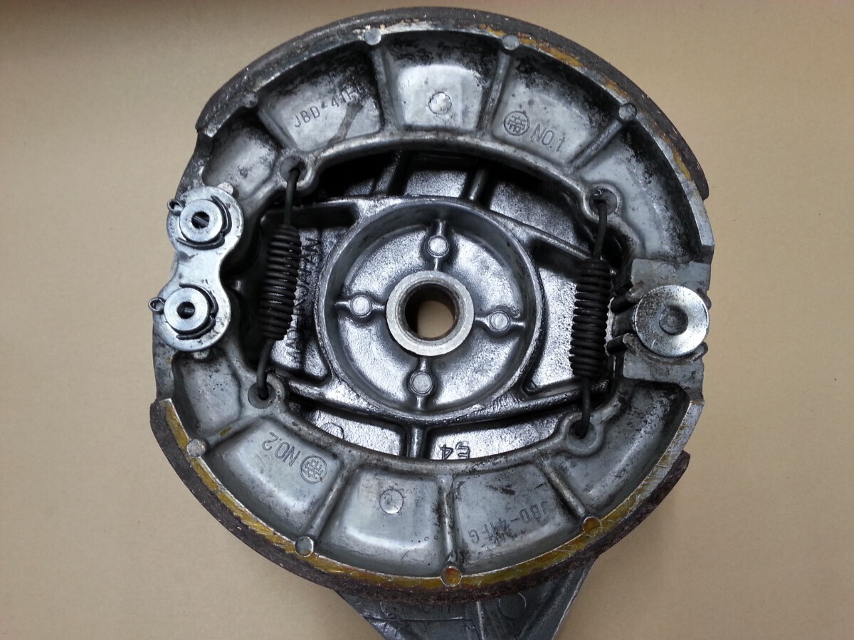 Z1 Z2 SS 初期型 純正 ブレーキパネル 当時物 バフ掛け済み 程度良好_画像6