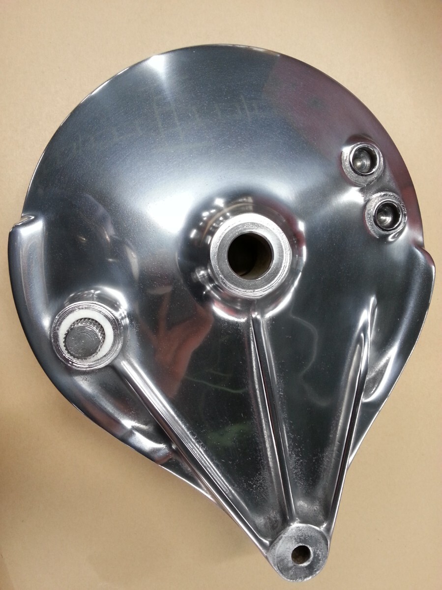 Z1 Z2 SS 初期型 純正 ブレーキパネル 当時物 バフ掛け済み 程度良好_画像5