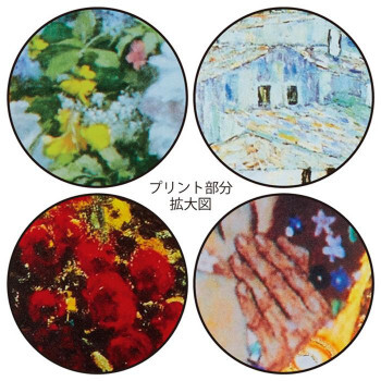 ユーパワー 名画ガラスフォトフレーム ルノワール「大きなかびんの花」 MF-02034_画像3